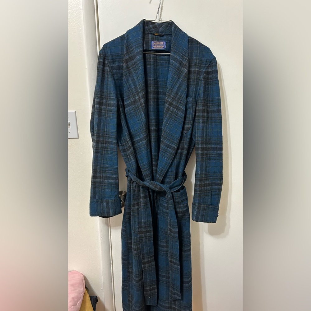 Vintage Pendleton lightweight wool duster